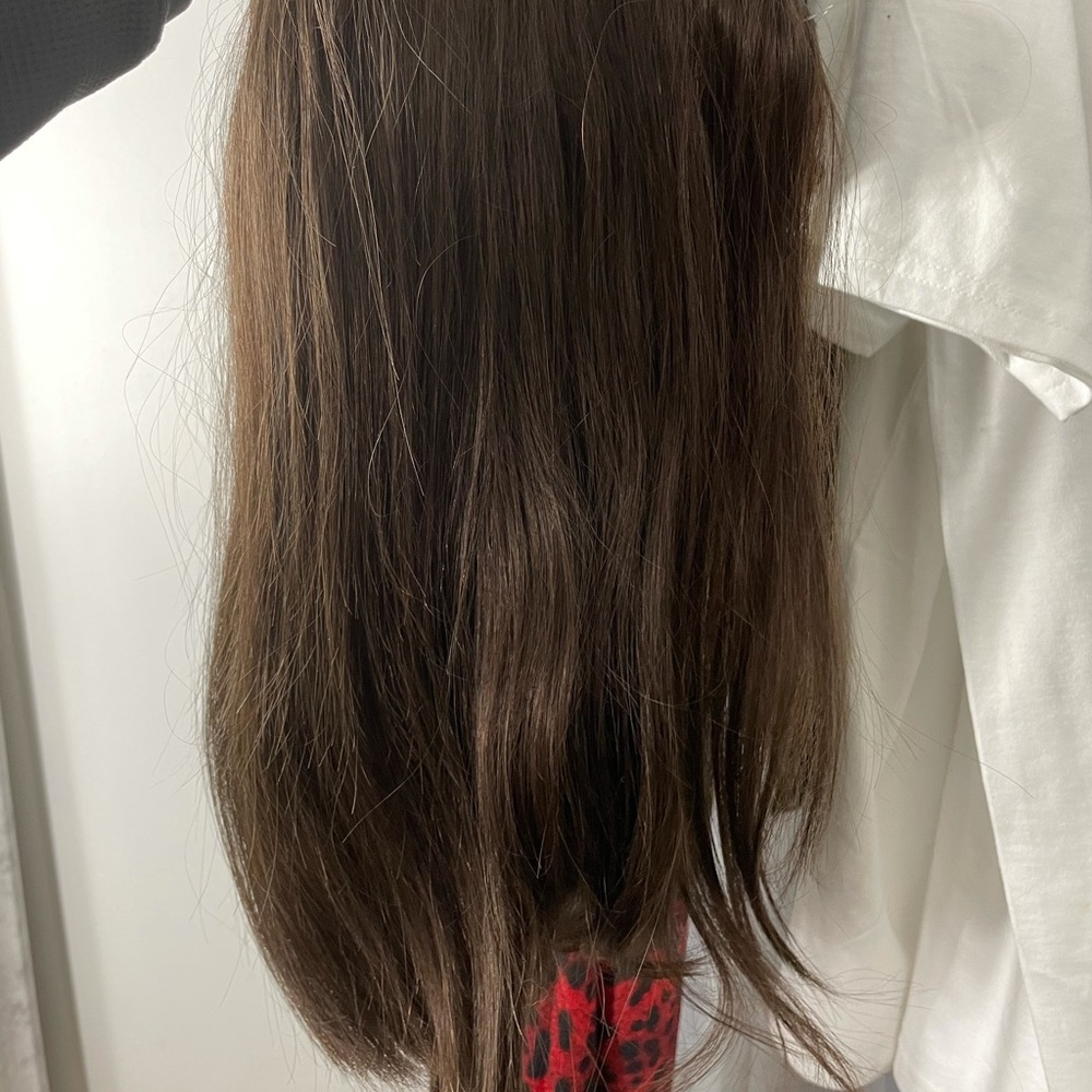 Hidden Crown Extension Dark Brown Halo type